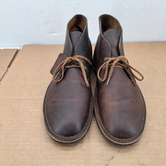 Clarks Originals Desert Boot Chukka Men’s Beeswax Leather Crepe Sole 10M - Picture 2 of 16